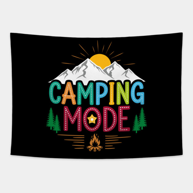 Camping Mode Tapestry by enrynz