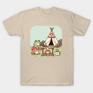 Cozy Camping Frog T-Shirt