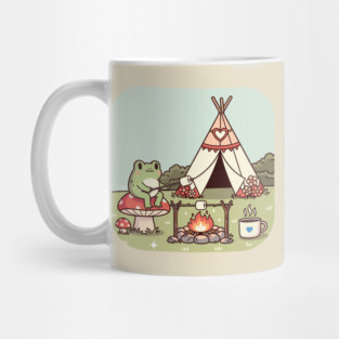 Cozy Camping Frog Mug