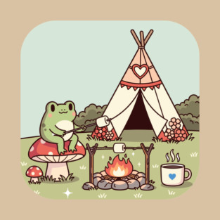 Cozy Camping Frog T-Shirt