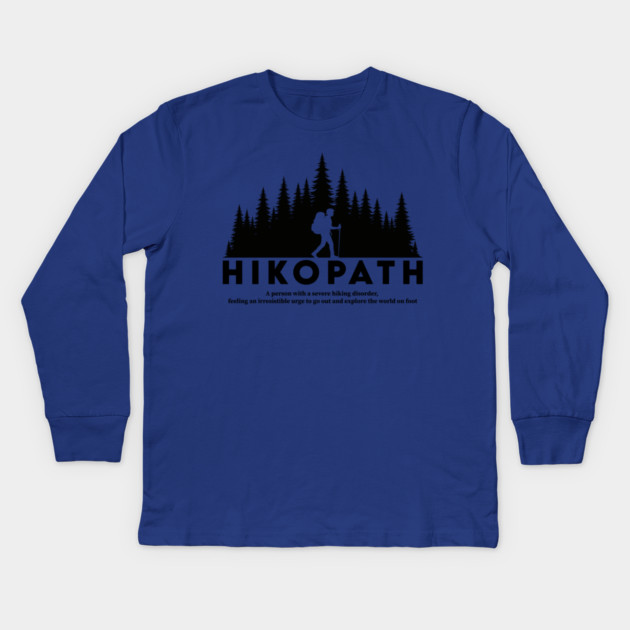 Hikopath: The Hiking Enthusiast's Dream Kids Long Sleeve T-Shirt by enrynz