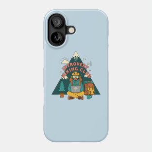 Introvert Hiking Club Phone Case