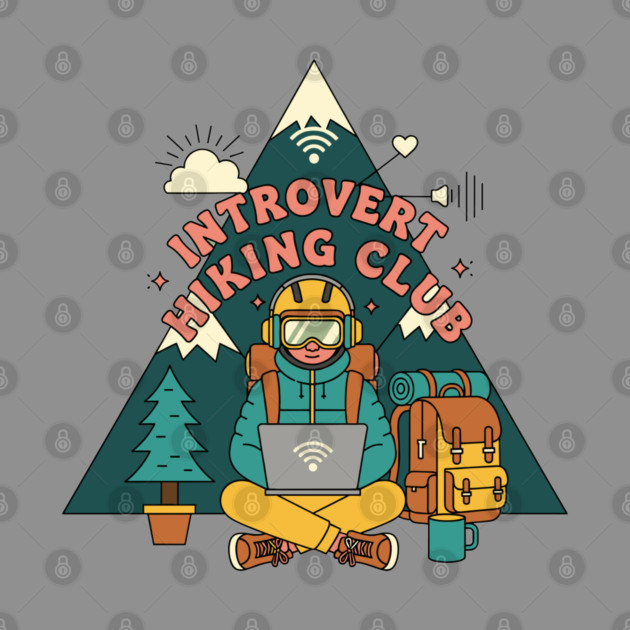 Introvert Hiking Club by enrynz