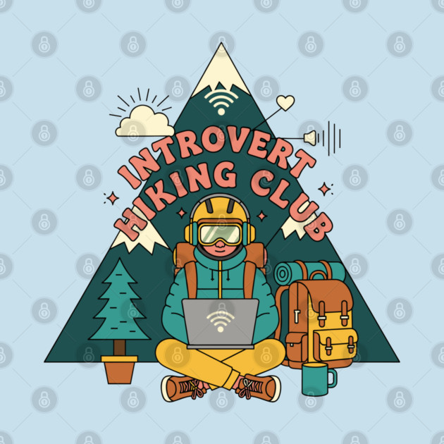 Introvert Hiking Club by enrynz