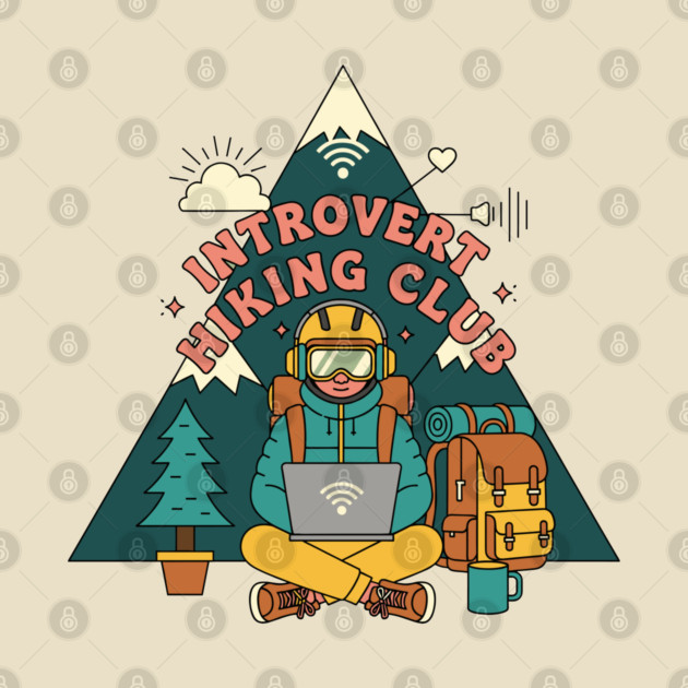 Introvert Hiking Club by enrynz