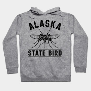 Alaska State Bird Mosquito Hoodie