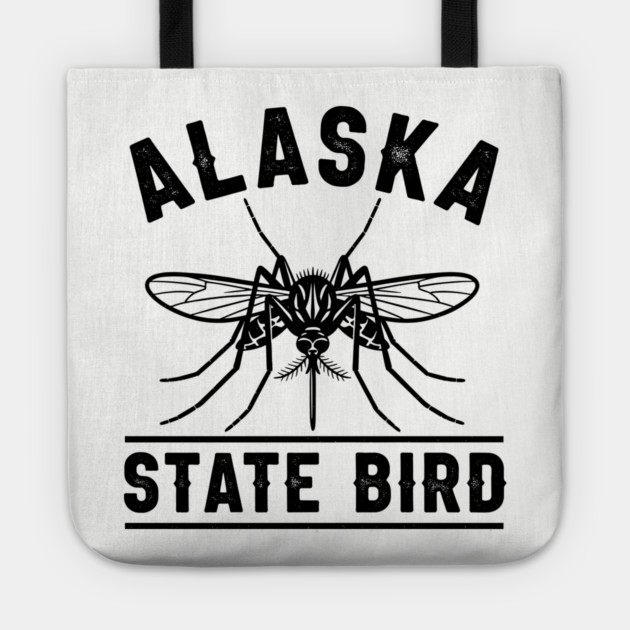 Alaska State Bird Mosquito Tote by enrynz