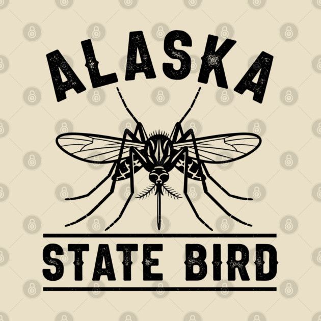 Alaska State Bird Mosquito by enrynz