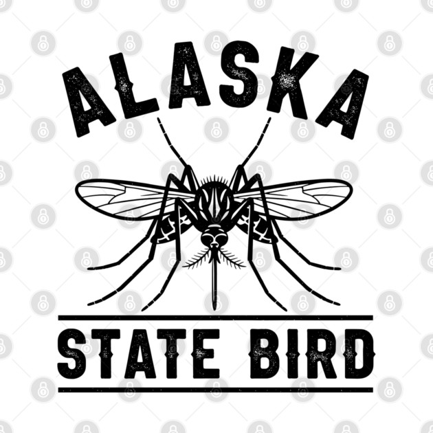 Alaska State Bird Mosquito by enrynz