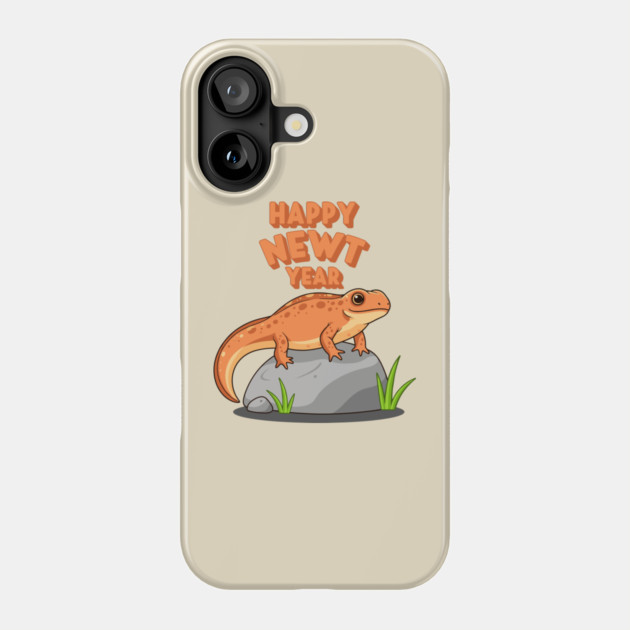 Happy Newt Year Phone Case by enrynz