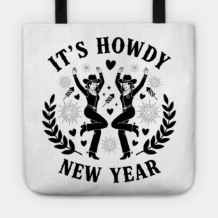 Howdy New Year Cowgirl Fun Tote