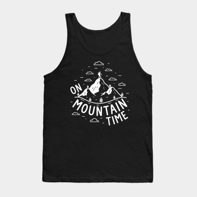 On Mountain Time Tank Top by enrynz