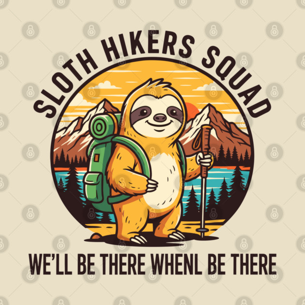 Sloth Hikers Squad by enrynz