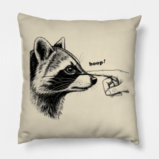 Boop the Raccoon Pillow