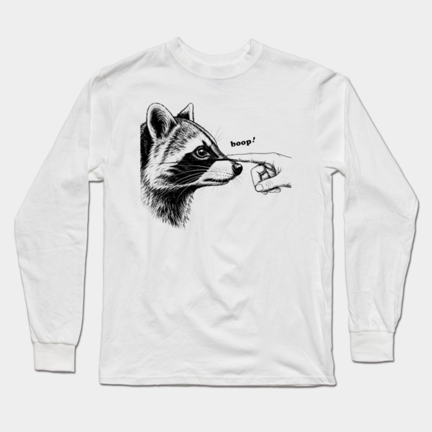 Boop the Raccoon Long Sleeve T-Shirt by enrynz