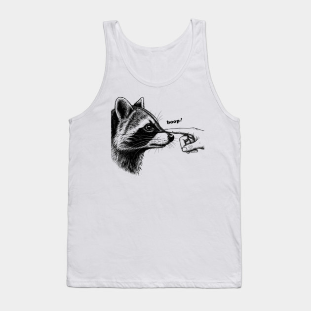 Boop the Raccoon Tank Top by enrynz