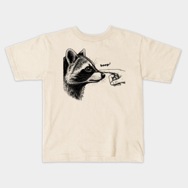 Boop the Raccoon Kids T-Shirt by enrynz