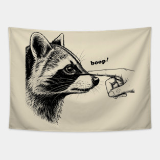 Boop the Raccoon Tapestry