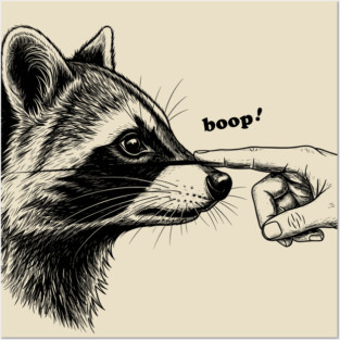 Boop the Raccoon Posters and Art