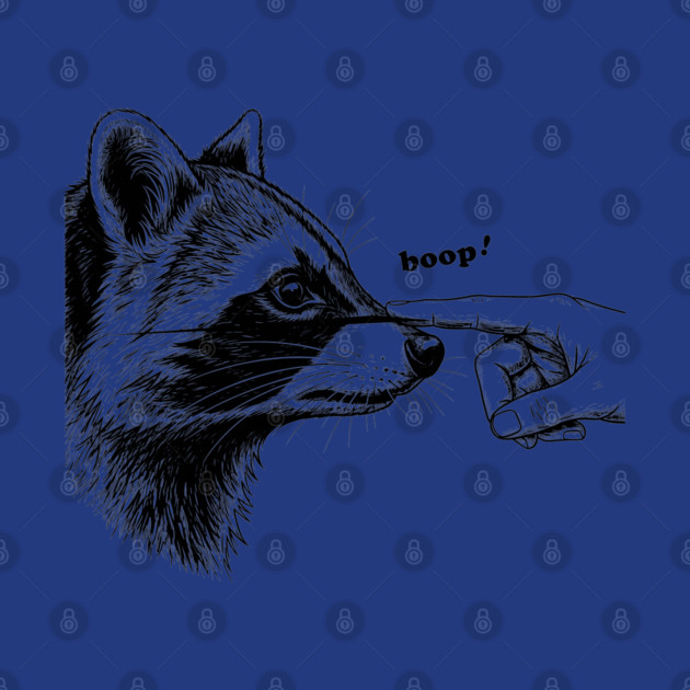 Boop the Raccoon by enrynz