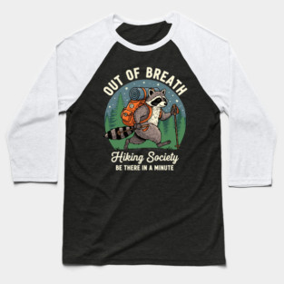 Out of Breath Hiking Society Baseball T-Shirt