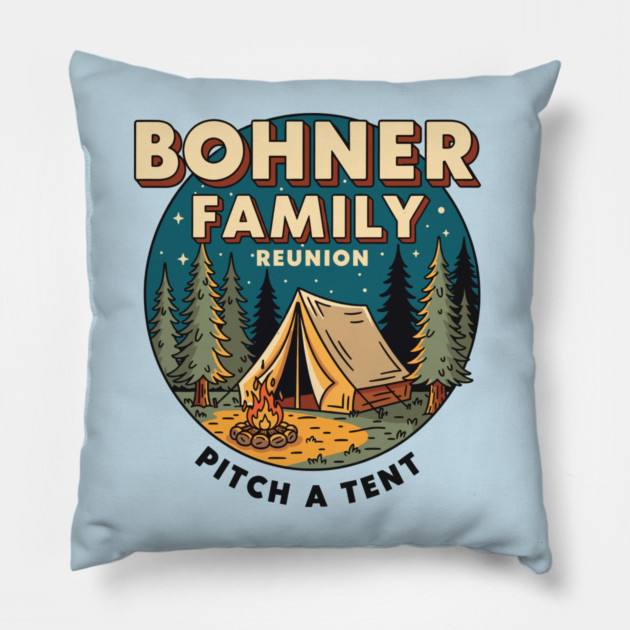Bohner Family Reunion Pillow by enrynz