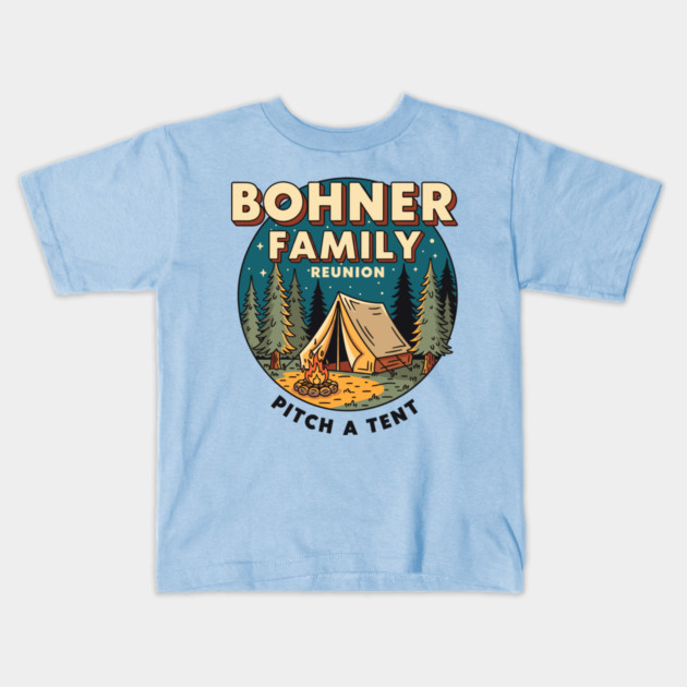 Bohner Family Reunion Kids T-Shirt by enrynz