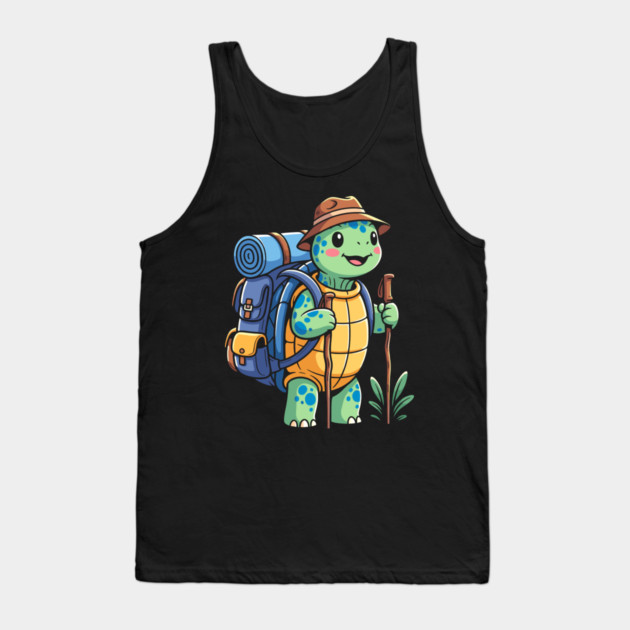 Turtle Trekking Adventure Tank Top by enrynz