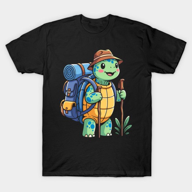 Turtle Trekking Adventure T-Shirt by enrynz