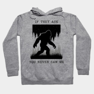 If They Ask You Never Saw Me Hoodie