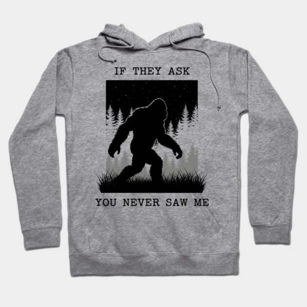 If They Ask You Never Saw Me Hoodie by enrynz