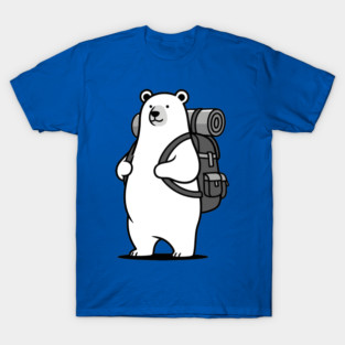 Adventurous Polar Bear Explorer T-Shirt