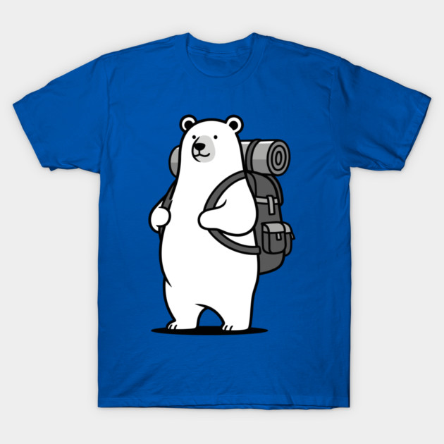 Adventurous Polar Bear Explorer T-Shirt by enrynz