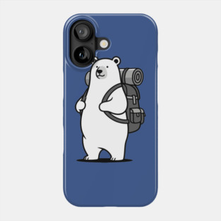 Adventurous Polar Bear Explorer Phone Case