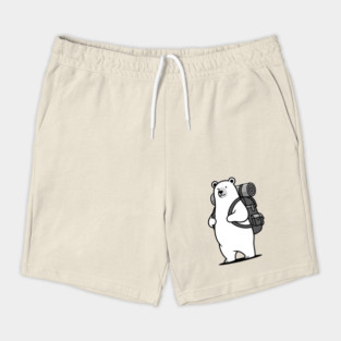 Adventurous Polar Bear Explorer Shorts