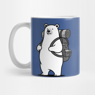 Adventurous Polar Bear Explorer Mug