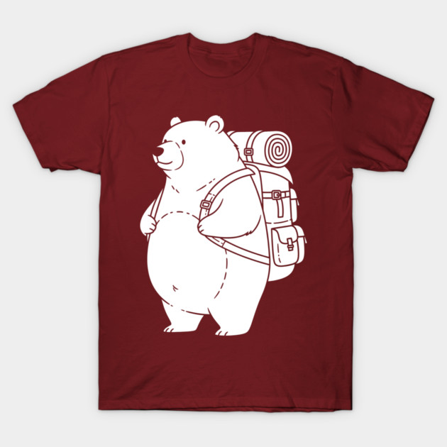Adventurous Polar Bear Explorer T-Shirt by enrynz
