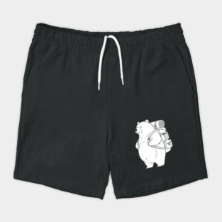 Adventurous Polar Bear Explorer Shorts