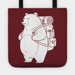 Adventurous Polar Bear Explorer Tote