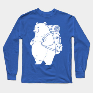 Adventurous Polar Bear Explorer Long Sleeve T-Shirt
