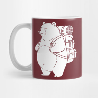 Adventurous Polar Bear Explorer Mug