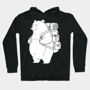 Adventurous Polar Bear Explorer Hoodie