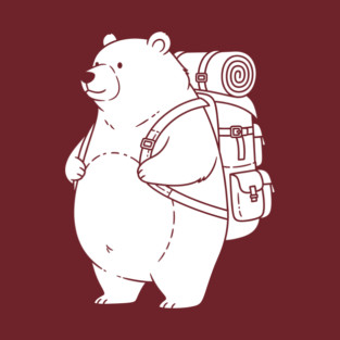 Adventurous Polar Bear Explorer T-Shirt