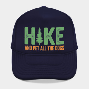 Hike and Pet Dogs Hat