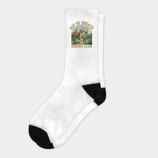 Out Of Breath Hiking Club Socks