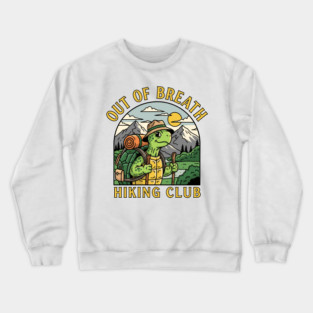 Out Of Breath Hiking Club Crewneck Sweatshirt
