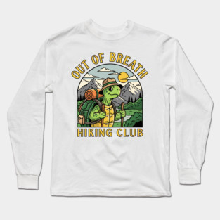 Out Of Breath Hiking Club Long Sleeve T-Shirt