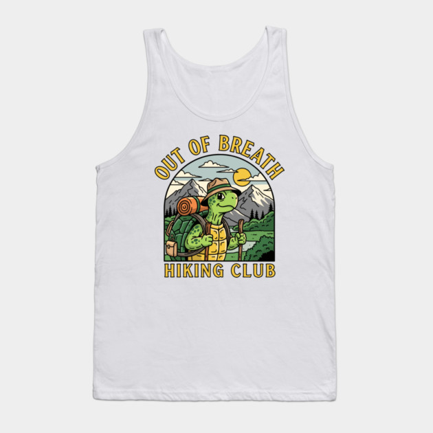 Out Of Breath Hiking Club Tank Top by enrynz