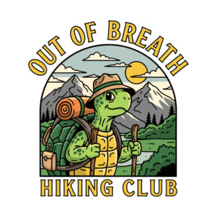 Out Of Breath Hiking Club T-Shirt