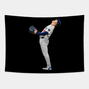 Yoshinobu Yamamoto World Series MVP - Los Angeles Dodgers Tapestry
